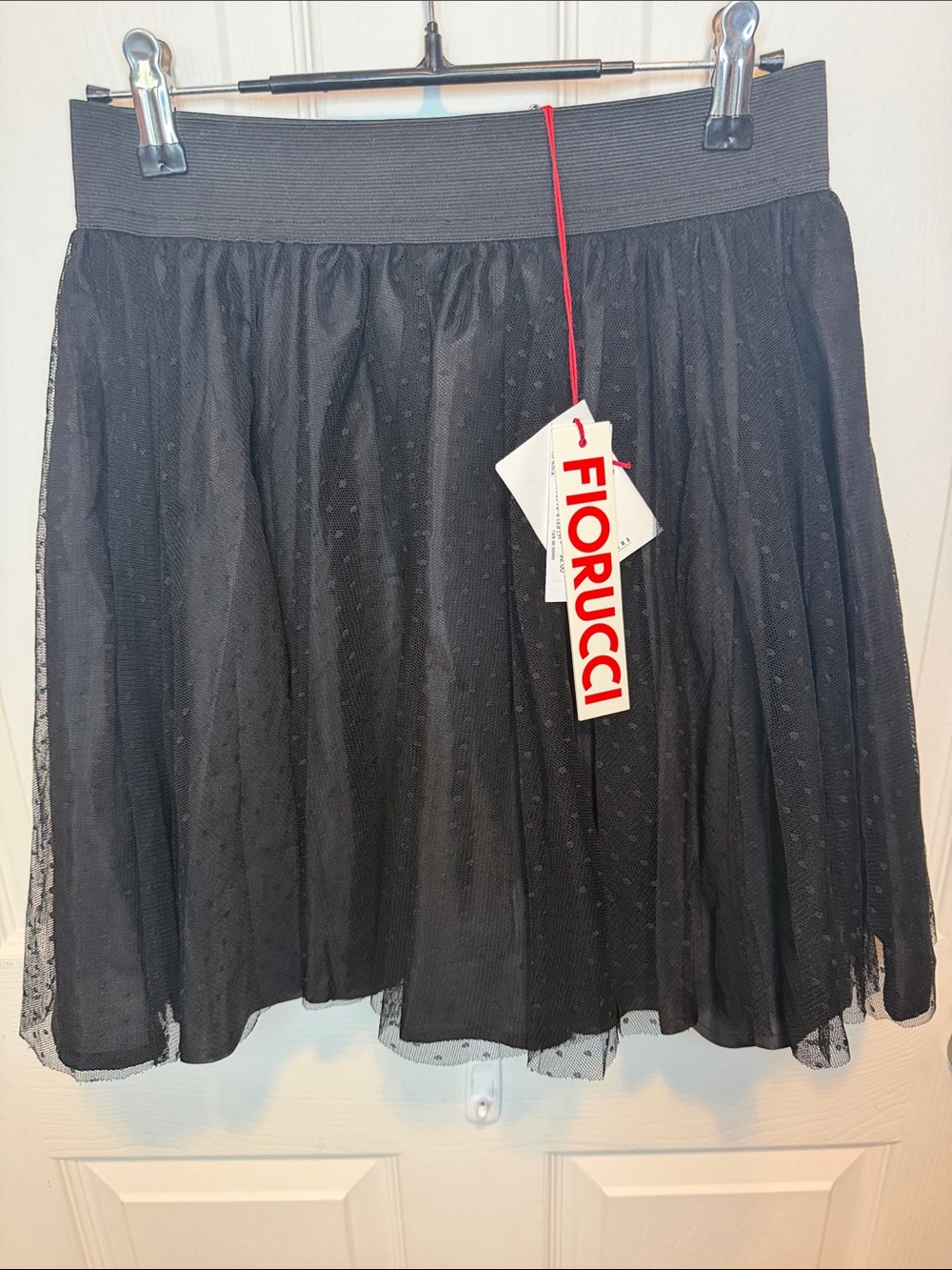 Fiorucci Black Layered Tulle Skater Skirt